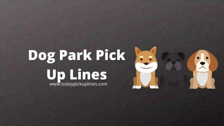Dog park pick up Lines